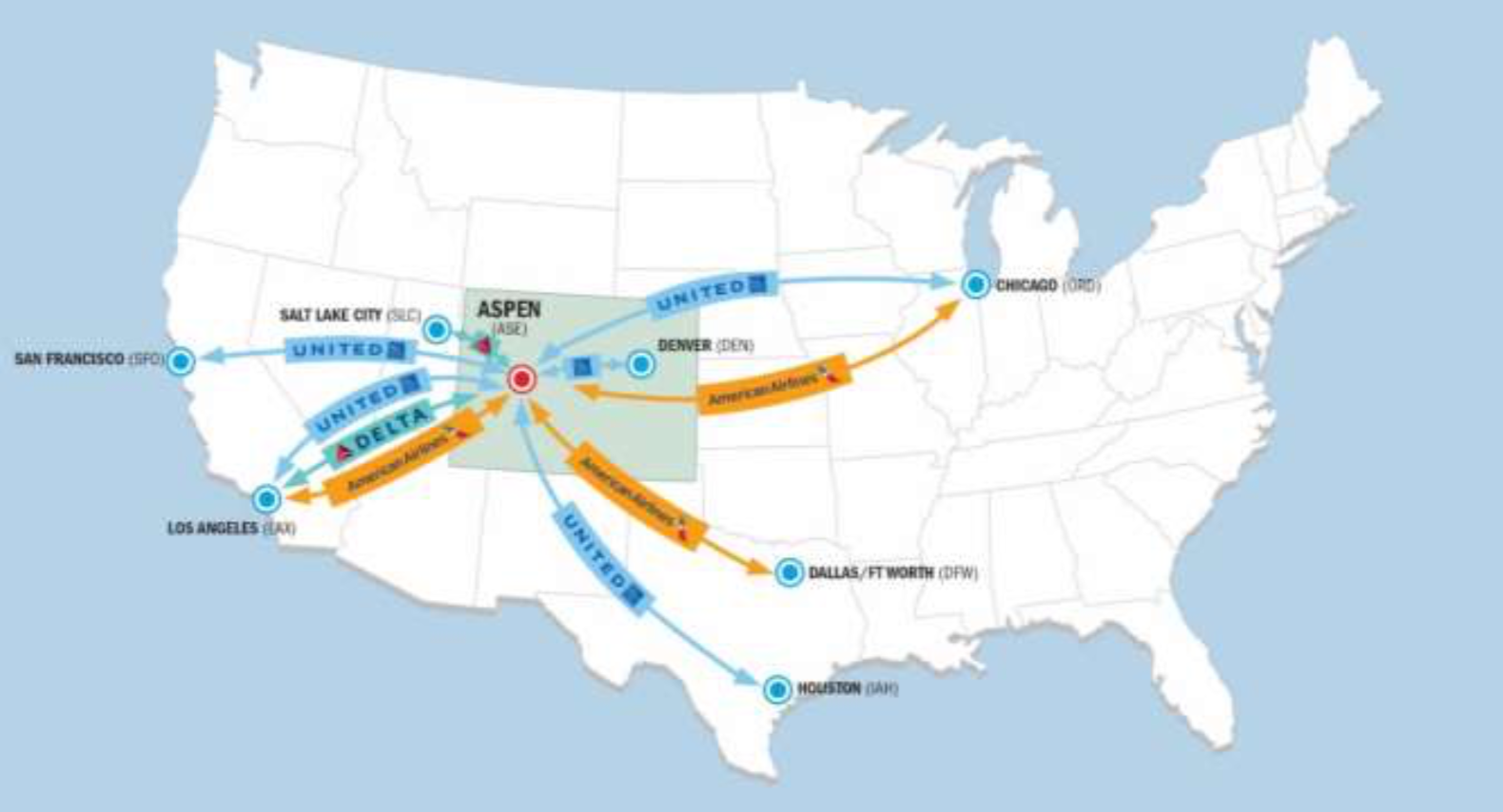 MORE NEW AND EXPANDED FLIGHTS NOW CONFIRMED THIS SPRING Aspen